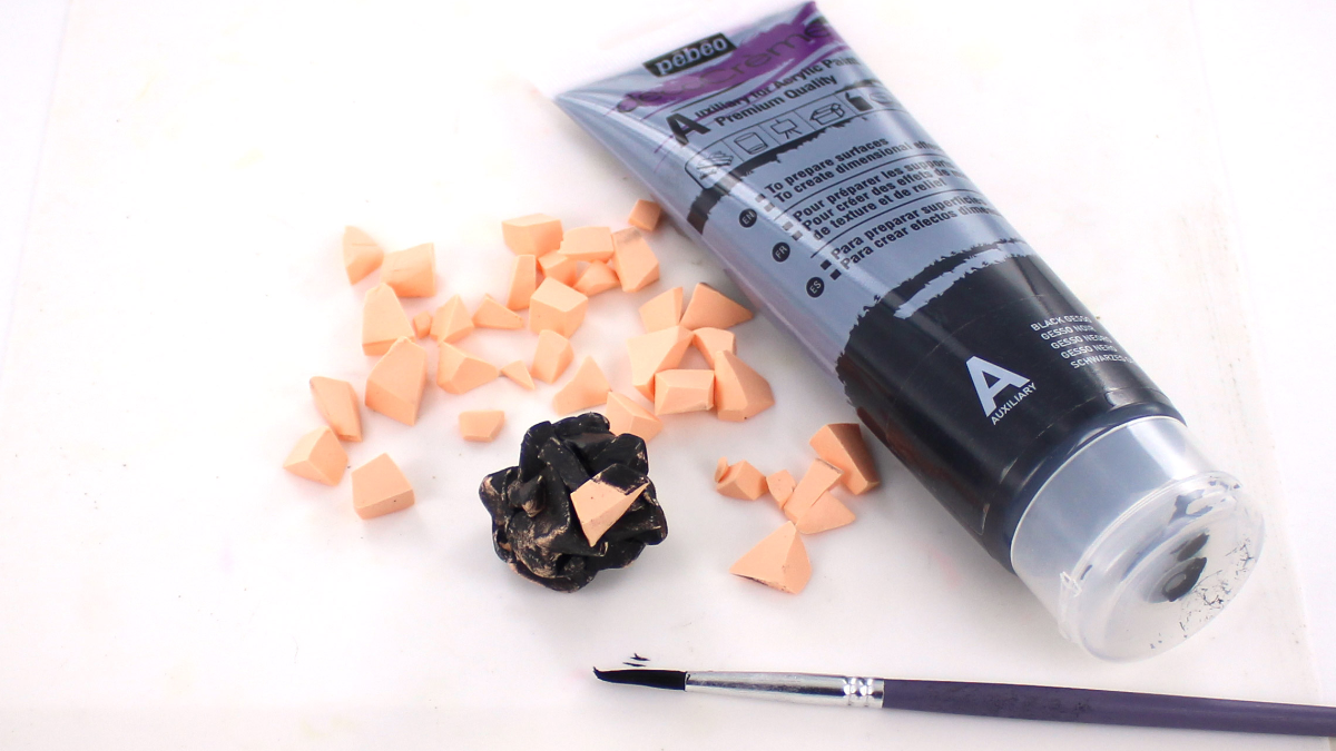 DIY polymer clay necklace imitation howlite pastel beads : Step 2 DIY polymer clay necklace imitation howlite pastel beads : Step 2