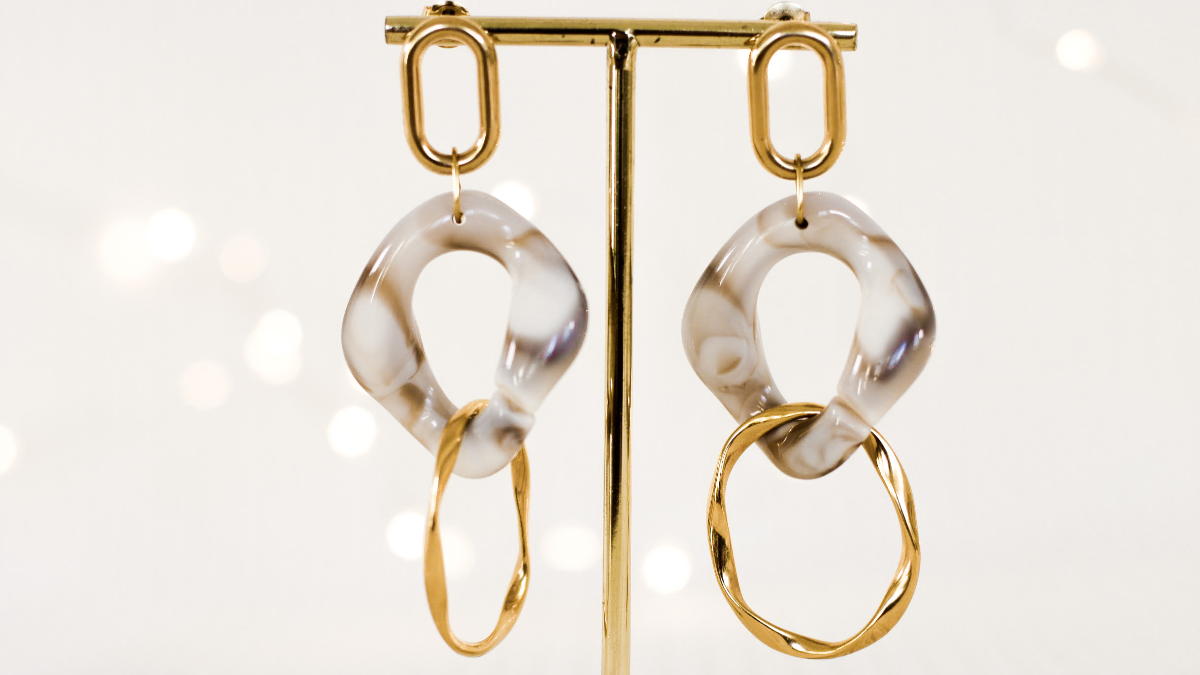 DIY Original XXL resin and acrylic earrings DIY Original XXL resin and acrylic earrings