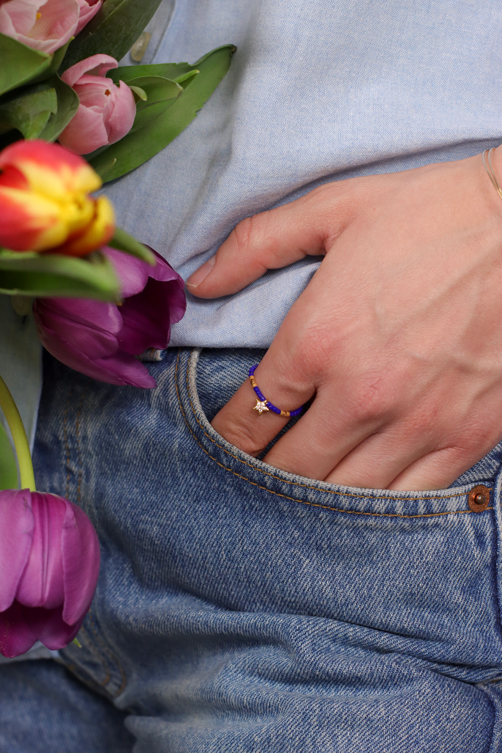 Schema Tuto ring with star charm and Miyuki beads Schema Tuto ring with star charm and Miyuki beads