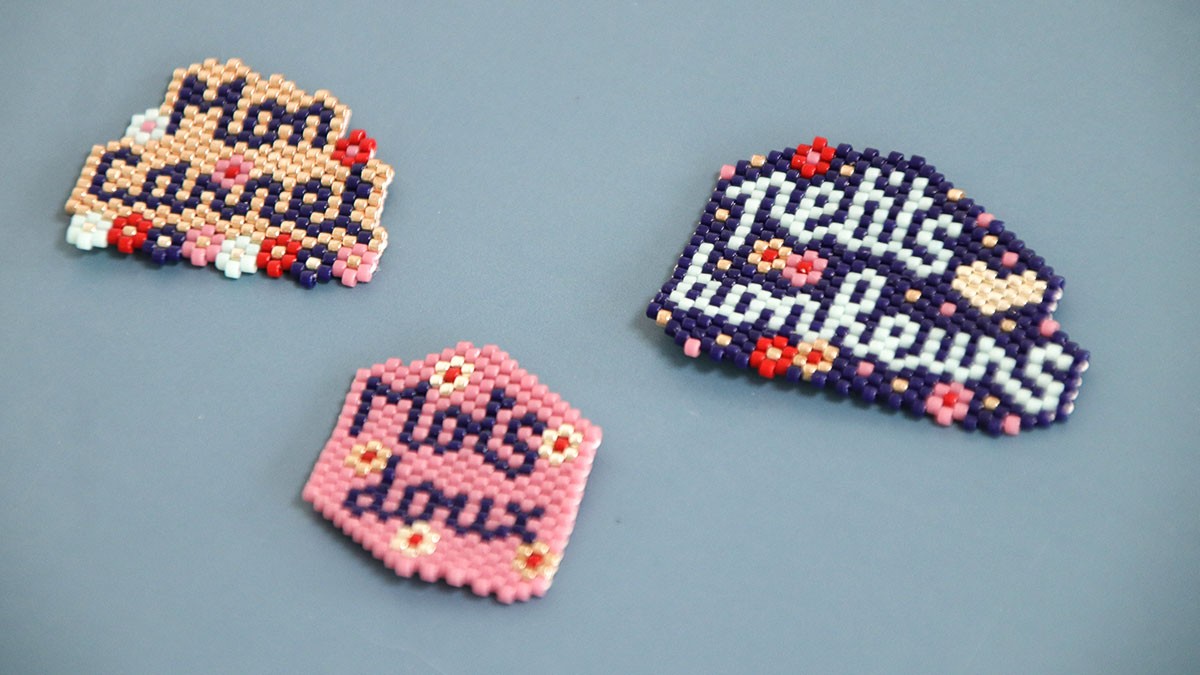 DIY jewelry and weaving pattern with Miyuki 11/0 Royal Mix beads : Step 10 DIY jewelry and weaving pattern with Miyuki 11/0 Royal Mix beads : Step 10