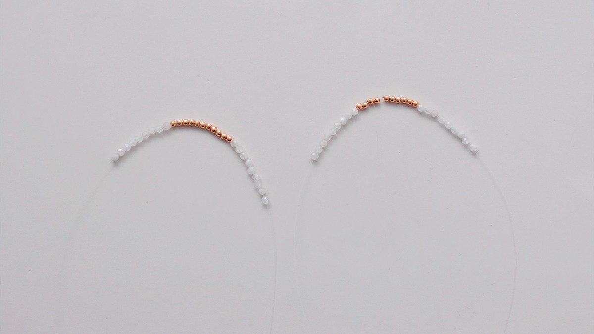 DIY ring with natural stone beads : Step 1 DIY ring with natural stone beads : Step 1