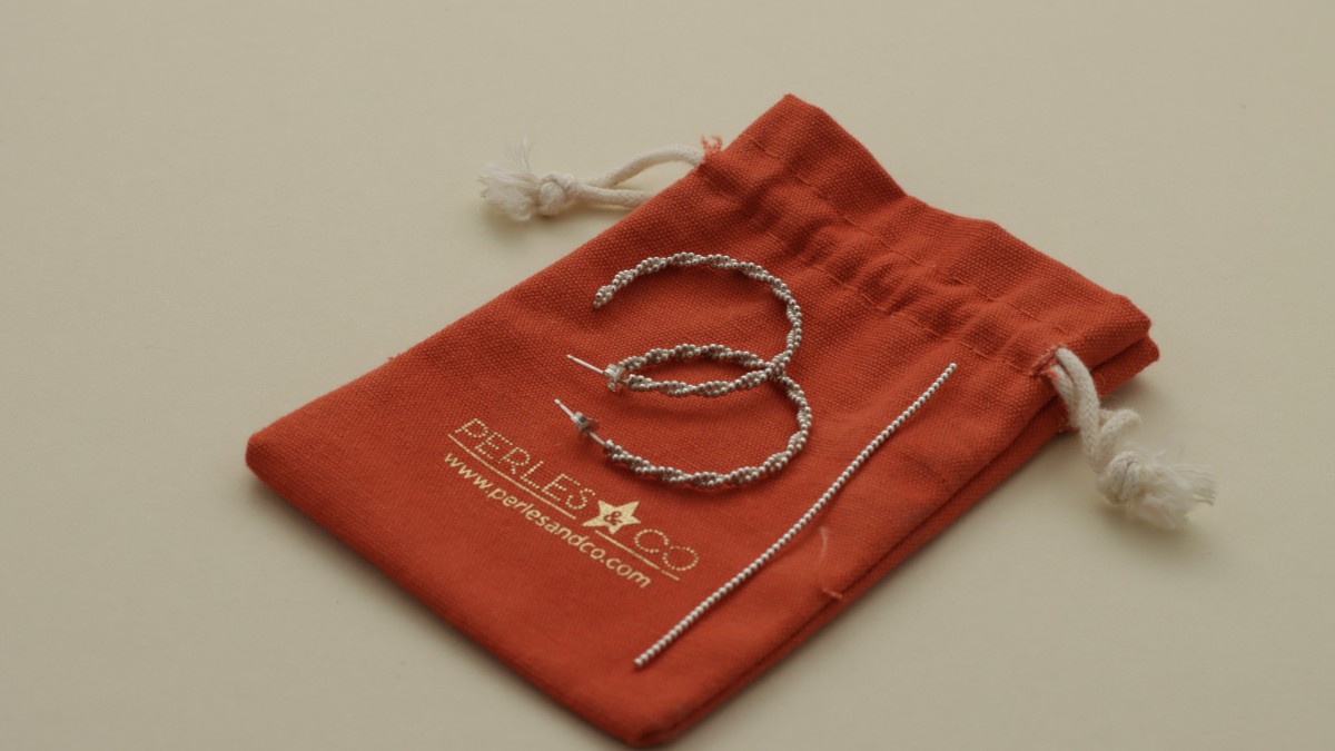 Schema Tuto - Twisted hoop earrings in 925 sterling silver Schema Tuto - Twisted hoop earrings in 925 sterling silver