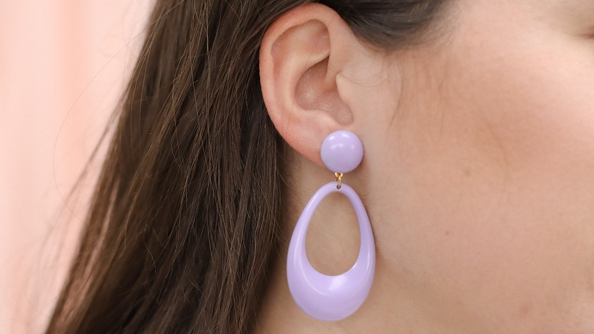 Pastel resin earrings Pastel resin earrings