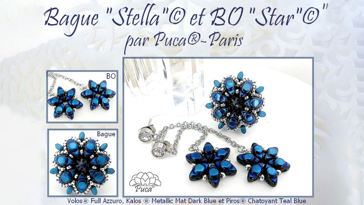 Stella ring and Star earrings by Puca® Stella ring and Star earrings by Puca®