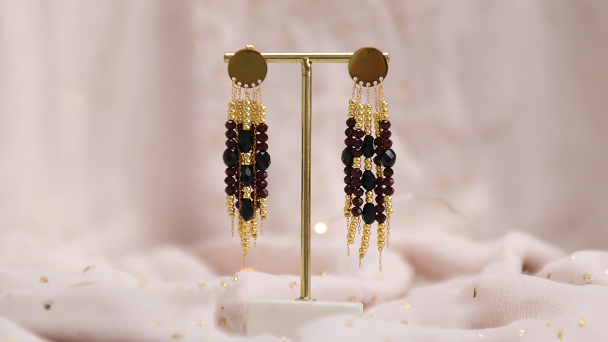 Festive dangling earrings Festive dangling earrings