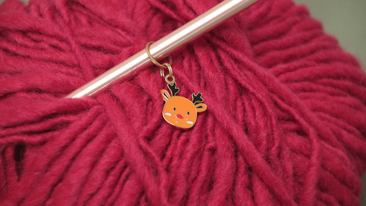 Knitting stitch marker Knitting stitch marker