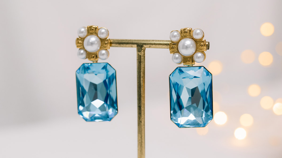 Large Crystal Earrings Large Crystal Earrings