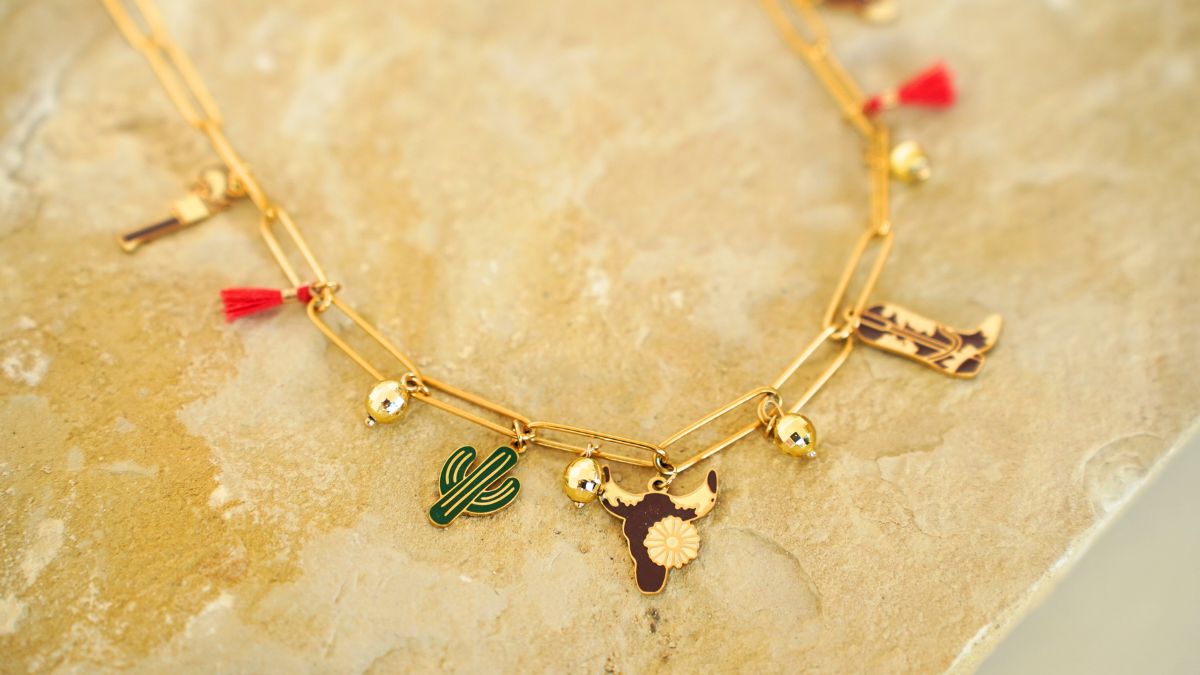 Cowgirl charms necklace Cowgirl charms necklace