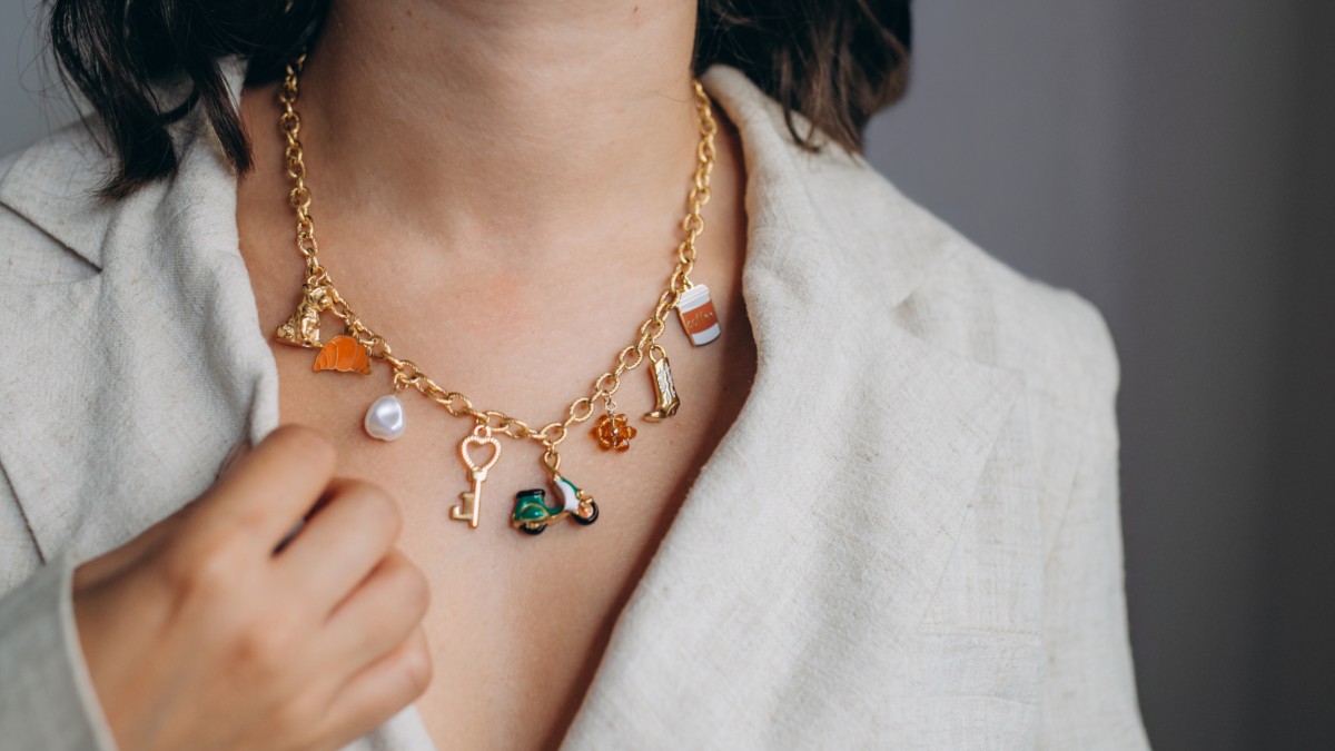 Necklace Charms d'Automne en Breloques Necklace Charms d'Automne en Breloques