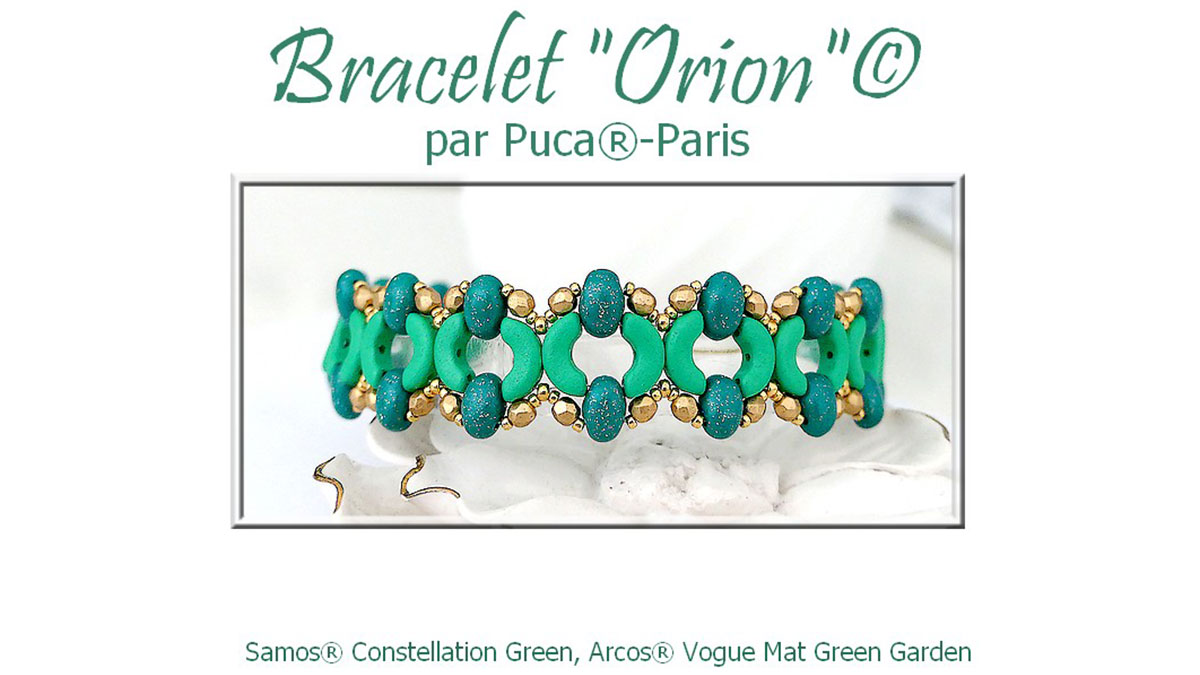 Orion® bracelet with Samos by Puca® beads Orion® bracelet with Samos by Puca® beads