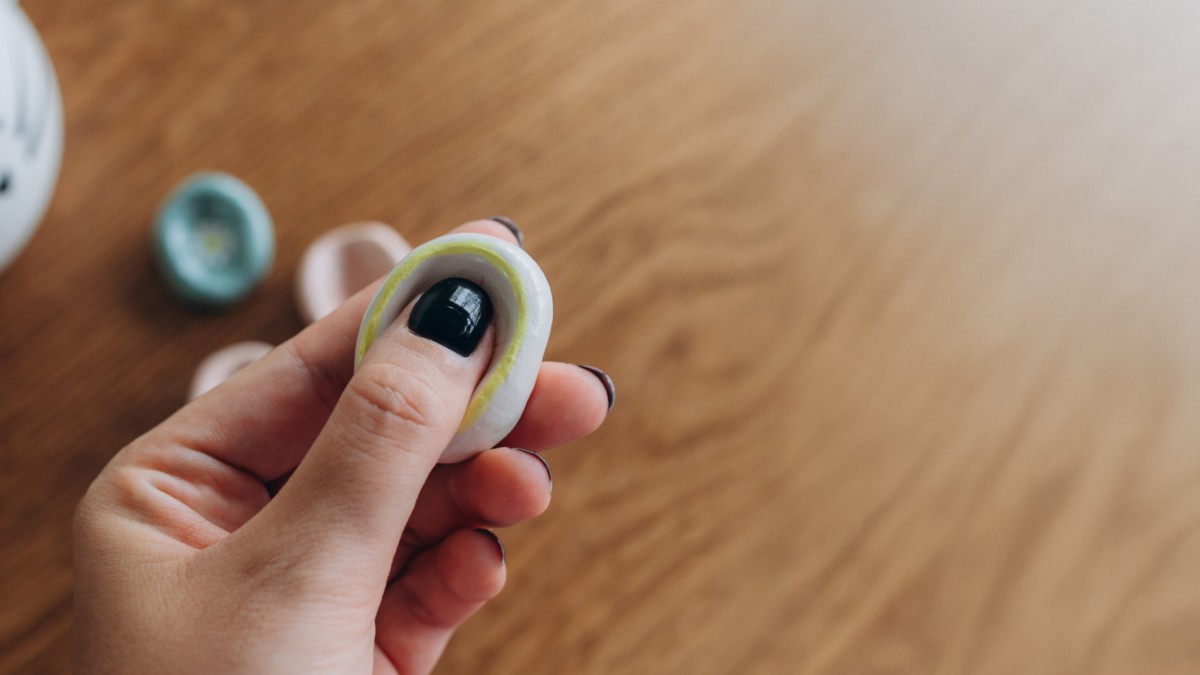 DIY Worry Stone - Soothing stone in self-hardening clay DIY Worry Stone - Soothing stone in self-hardening clay