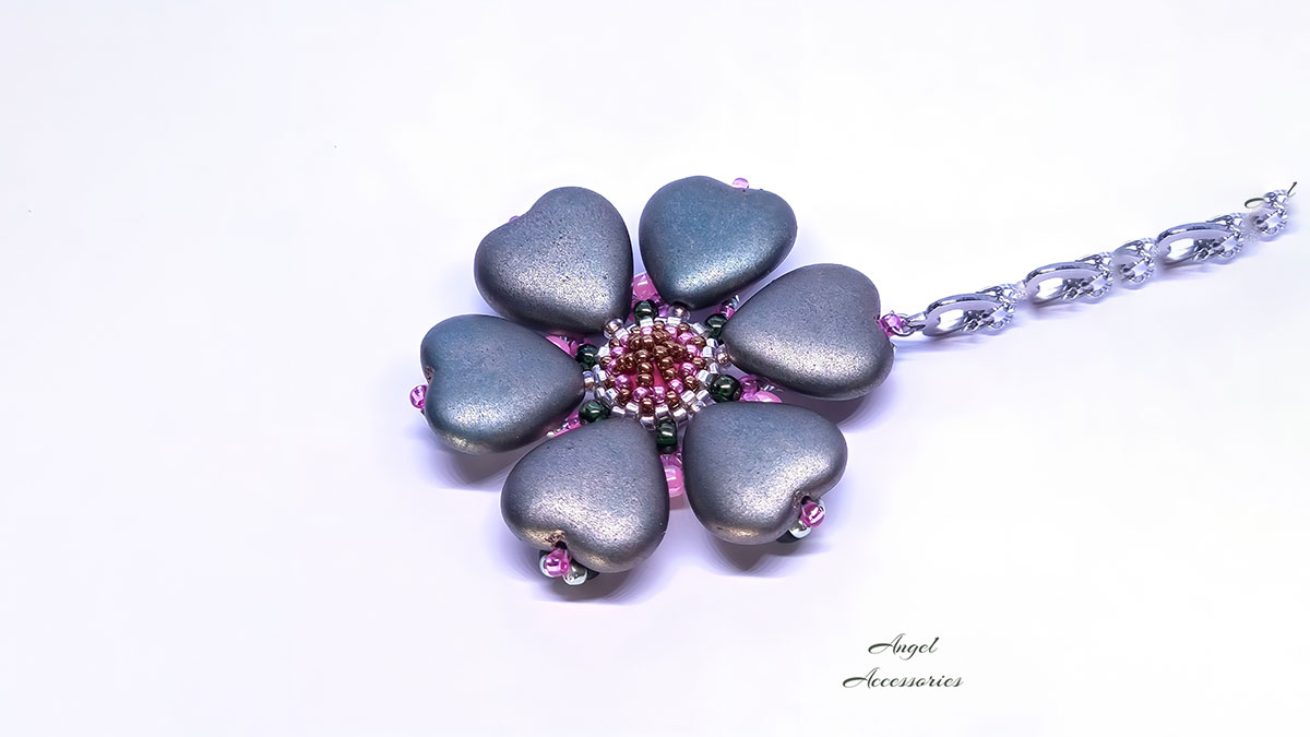 Fleur de Coeur pendant by Angel Accessories Fleur de Coeur pendant by Angel Accessories