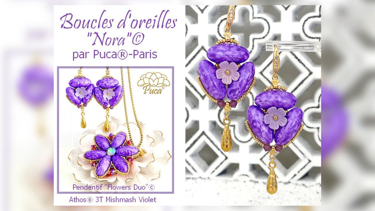 Nora earring by Les perles par Puca® - Pearls by Puca Nora earring by Les perles par Puca® - Pearls by Puca