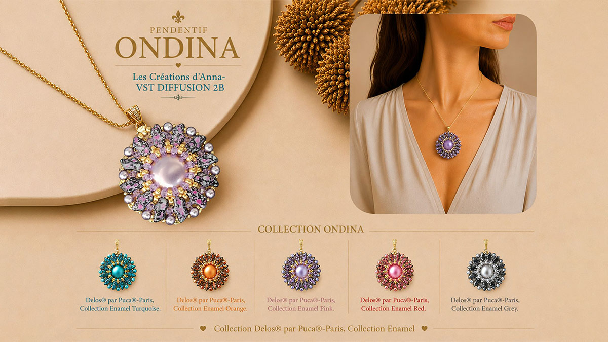 Ondina pendant by Les Créations d'Anna® - Les Créations d'Anna Ondina pendant by Les Créations d'Anna® - Les Créations d'Anna