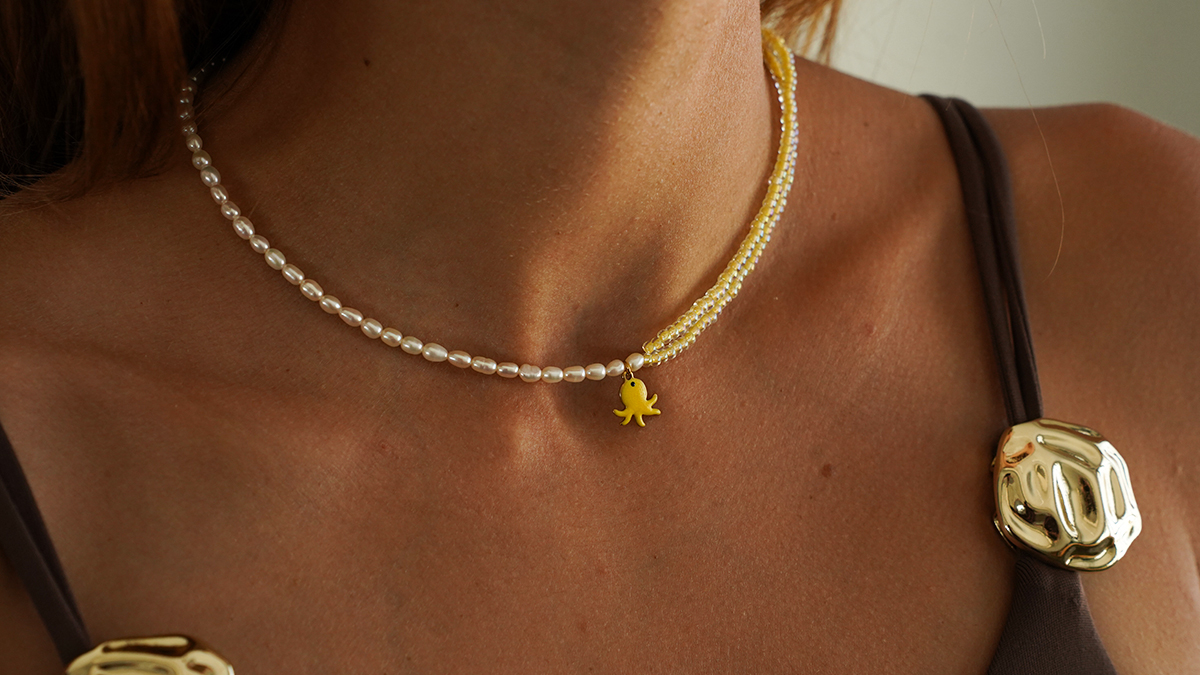 DIY Necklace with Miyuki Beads and Freshwater Pearls DIY Necklace with Miyuki Beads and Freshwater Pearls